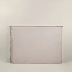 Housse De Tête De Lit CARLINA Ficelle Et Bourdon Noir