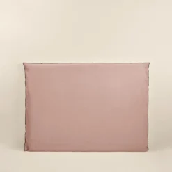 Housse De Tête De Lit CARLINA Rose Poudré Et Bourdon Noir