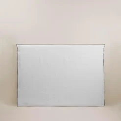 Housse De Tête De Lit CARLINA Blanc Pur Et Bourdon Noir -Décoration & meubles pour la maison housse de tete de lit CARLINA 006988 WG 4