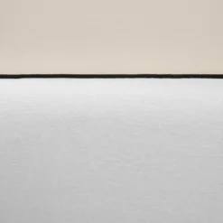 Housse De Tête De Lit CARLINA Blanc Pur Et Bourdon Noir -Décoration & meubles pour la maison housse de tete de lit CARLINA 006988 WG 6