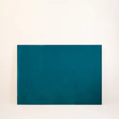 Housse De Tête De Lit DARIO Bleu Canard Et Bourdon Noir