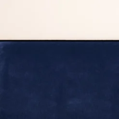 Housse De Tête De Lit DARIO Bleu Nuit Et Bourdon Noir -Décoration & meubles pour la maison housse de tete de lit DARIO 007737 B20G 6