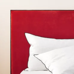 Housse De Tête De Lit DARIO Rouge Opéra Et Bourdon Noir -Décoration & meubles pour la maison housse de tete de lit DARIO 007737 R18G 7