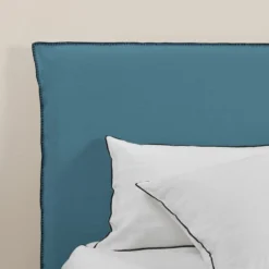 Housse De Tête De Lit NINO Indigo Et Feston Noir -Décoration & meubles pour la maison housse de tete de lit NINO 007460 BFG 7