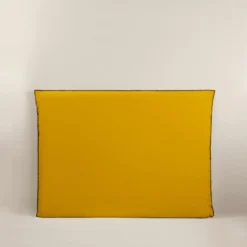 Housse De Tête De Lit NINO Ocre Et Feston Noir -Décoration & meubles pour la maison housse de tete de lit NINO 007460 J18FG 4