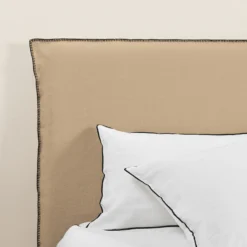 Housse De Tête De Lit NINO Seigle Et Feston Noir 14 Housse De Tête De Lit NINO Seigle Et Feston Noir -Décoration & meubles pour la maison housse de tete de lit NINO 007460 N12FG 7