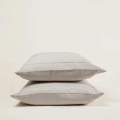 Lot De 2 Taies D'oreiller ANOUK Galet Et Point Sellier Noir -Décoration & meubles pour la maison lot de 2 taies d oreiller ANOUK 007623 N2G C2 6