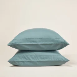 Lot De 2 Taies D'oreiller ANOUK Jade Et Point Sellier Noir -Décoration & meubles pour la maison lot de 2 taies d oreiller ANOUK 007623 V4G C2 6