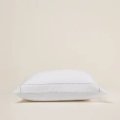 Lot De 2 Taies D'oreiller ANOUK Albâtre Et Point Sellier Noir -Décoration & meubles pour la maison lot de 2 taies d oreiller ANOUK 007623 WG C2 5