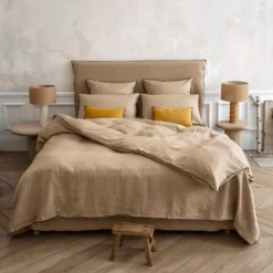 Lot De 2 Taies D'oreiller CARLINA Sable Et Bourdon Noir 11 Lot De 2 Taies D'oreiller CARLINA Sable Et Bourdon Noir -Décoration & meubles pour la maison lot de 2 taies d oreiller CARLINA 007693 N4G C2 1