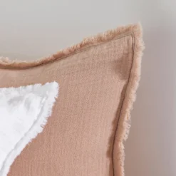 Lot De 2 Taies D'oreiller LOU Pêche Rosé -Décoration & meubles pour la maison lot de 2 taies d oreiller LOU 007614 R3 C2 2