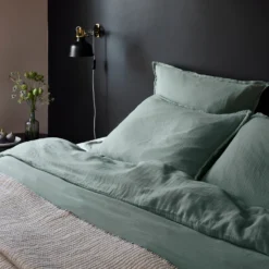 Lot De 2 Taies D'oreiller LOU Sauge -Décoration & meubles pour la maison lot de 2 taies d oreiller LOU 007614 V3 C2 1