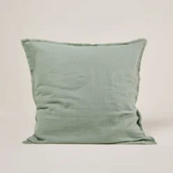 Lot De 2 Taies D'oreiller LOU Sauge -Décoration & meubles pour la maison lot de 2 taies d oreiller LOU 007614 V3 C2 5