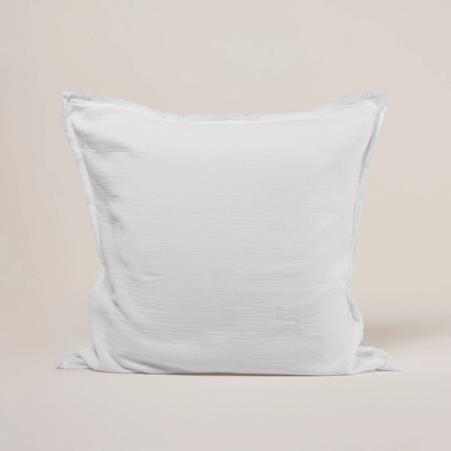 Lot De 2 Taies D'oreiller LOU Blanc Coton 7 Lot De 2 Taies D'oreiller LOU Blanc Coton – Image 7