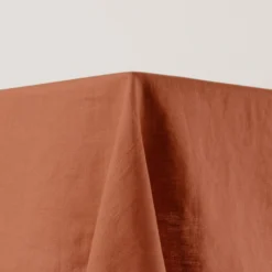 Nappe Carrée CARLINA Terracotta Et Bourdon Noir 17 Nappe Carrée CARLINA Terracotta Et Bourdon Noir -Décoration & meubles pour la maison nappe carree CARLINA 007344 M9G 5