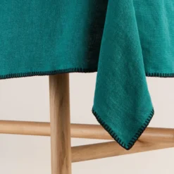 Nappe Rectangulaire NINO Lagon Et Feston Noir -Décoration & meubles pour la maison nappe rectangulaire NINO 007345 B12FG 6