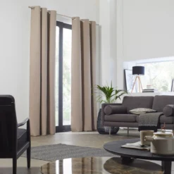 Occultant à Oeillets OCCULTANT Chrome -Décoration & meubles pour la maison occultant a oeillets OCCULTANT 002094 G2 5