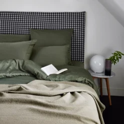 Plaid BATISTA Kaki Grisé -Décoration & meubles pour la maison plaid BATISTA 007656 GV 1