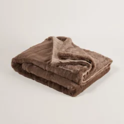 Plaid BIANCA Marron Glacé 11 Plaid BIANCA Marron Glacé -Décoration & meubles pour la maison plaid BIANCA 006657 M 4