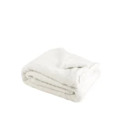 Plaid BIANCA Blanc Hermine -Décoration & meubles pour la maison plaid BIANCA 006657 N1 packshot