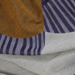 Plaid CALYPSO Bleu Marin Et Bronze -Décoration & meubles pour la maison plaid CALYPSO 007815 BJ 6