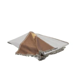 Plaid CALYPSO Bleu Marin Et Bronze -Décoration & meubles pour la maison plaid CALYPSO 007815 BJ packshot