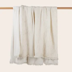 Plaid CHAMAUNY Blanc Marbré -Décoration & meubles pour la maison plaid CHAMAUNY 009035 NG 8