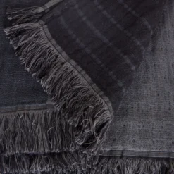 Plaid CHARLY Noir Graphite 19 Plaid CHARLY Noir Graphite -Décoration & meubles pour la maison plaid CHARLY 007459 G10 6