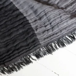 Plaid CHARLY Noir Graphite 22 Plaid CHARLY Noir Graphite -Décoration & meubles pour la maison plaid CHARLY 007459 G10 9