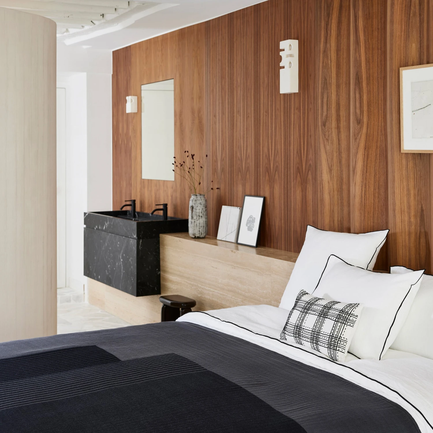 Plaid CHARLY Noir Graphite 1 Plaid CHARLY Noir Graphite