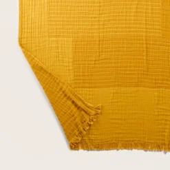 Plaid CHARLY Ocre -Décoration & meubles pour la maison plaid CHARLY 007459 J17 5