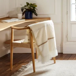 Plaid COSTANO Ivoire 10 Plaid COSTANO Ivoire -Décoration & meubles pour la maison plaid COSTANO 009011 N1 1