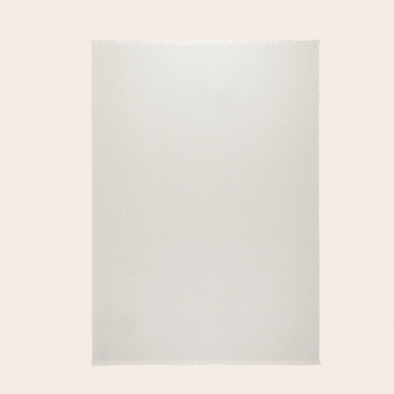 Plaid HAIDEN Ecru Et Glacier 5 Plaid HAIDEN Ecru Et Glacier – Image 5