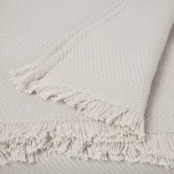 Plaid HAIDEN Ecru Et Glacier 13 Plaid HAIDEN Ecru Et Glacier -Décoration & meubles pour la maison plaid HAIDEN 008922 NG 6