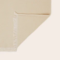 Plaid HAIDEN Ecru Et Sable -Décoration & meubles pour la maison plaid HAIDEN 008922 NN 7