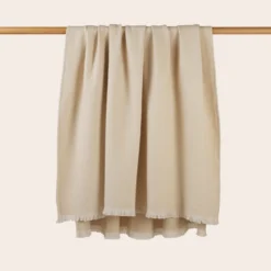 Plaid HAIDEN Ecru Et Sable -Décoration & meubles pour la maison plaid HAIDEN 008922 NN 8