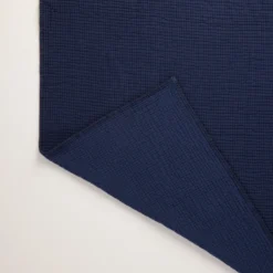 Plaid ILARIO Encre Bleue Et Feston Noir -Décoration & meubles pour la maison plaid ILARIO 007655 B20FG 7