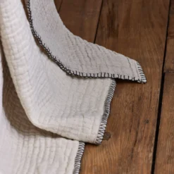 Plaid ILARIO Naturel Et Feston Noir 15 Plaid ILARIO Naturel Et Feston Noir -Décoration & meubles pour la maison plaid ILARIO 007655 N2FG 2