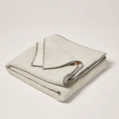 Plaid ILARIO Naturel Et Feston Noir 17 Plaid ILARIO Naturel Et Feston Noir -Décoration & meubles pour la maison plaid ILARIO 007655 N2FG 4