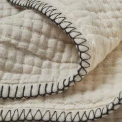 Plaid ILARIO Naturel Et Feston Noir 19 Plaid ILARIO Naturel Et Feston Noir -Décoration & meubles pour la maison plaid ILARIO 007655 N2FG 6