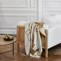 Plaid KANOUR Ecru Et Bronze 13 Plaid KANOUR Ecru Et Bronze -Décoration & meubles pour la maison plaid KANOUR 008149 NM 1