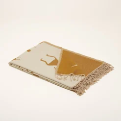 Plaid KANOUR Ecru Et Bronze 14 Plaid KANOUR Ecru Et Bronze -Décoration & meubles pour la maison plaid KANOUR 008149 NM 4