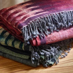 Plaid KHAN Grenat -Décoration & meubles pour la maison plaid KHAN 004962 R18 1