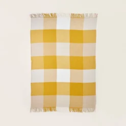 Plaid LIVIA Jaune Maïs 16 Plaid LIVIA Jaune Maïs -Décoration & meubles pour la maison plaid LIVIA 007270 J18 5