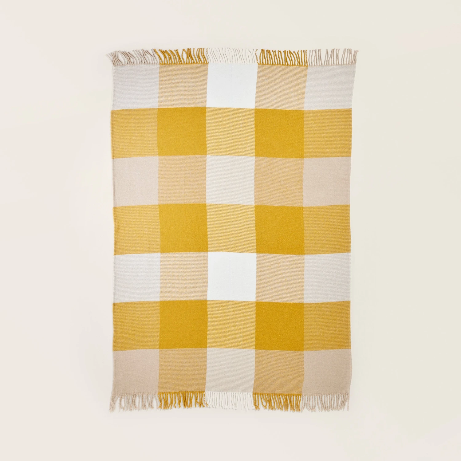Plaid LIVIA Jaune Maïs 6 Plaid LIVIA Jaune Maïs – Image 6