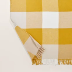 Plaid LIVIA Jaune Maïs 17 Plaid LIVIA Jaune Maïs -Décoration & meubles pour la maison plaid LIVIA 007270 J18 6