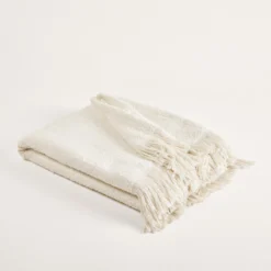 Plaid LUCIANO Ivoire 12 Plaid LUCIANO Ivoire -Décoration & meubles pour la maison plaid LUCIANO 007664 N1 4