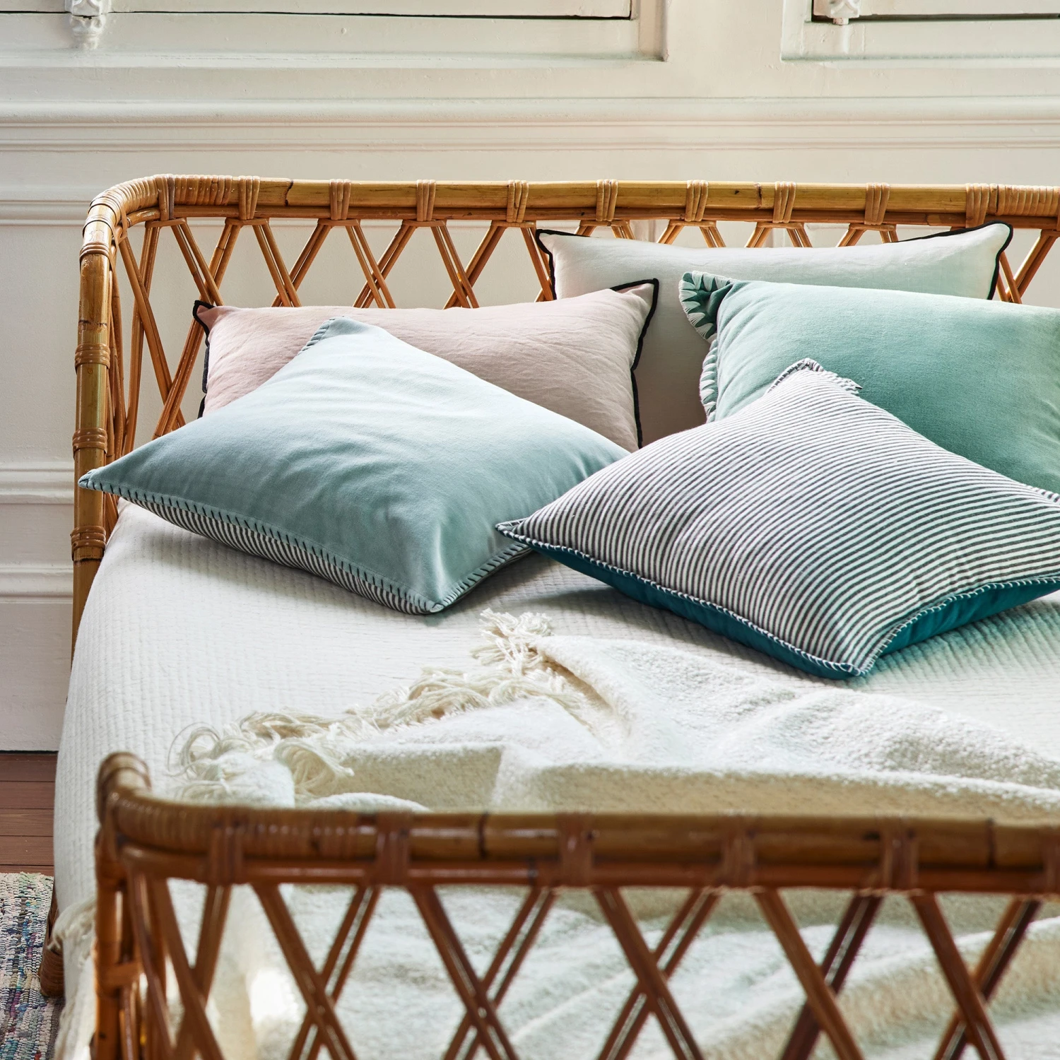 Plaid LUCIANO Ivoire 8 Plaid LUCIANO Ivoire – Image 8