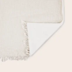 Plaid NOORFOLK Blanc Ivoire -Décoration & meubles pour la maison plaid NOORFOLK 009036 N1 7