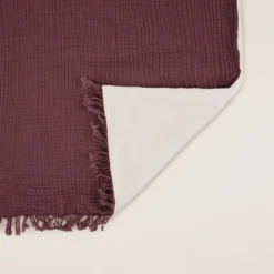 Plaid NOORFOLK Prune -Décoration & meubles pour la maison plaid NOORFOLK 009036 R18 7